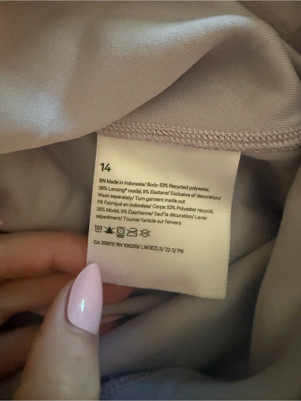 Lululemon softstreme cropped crewneck